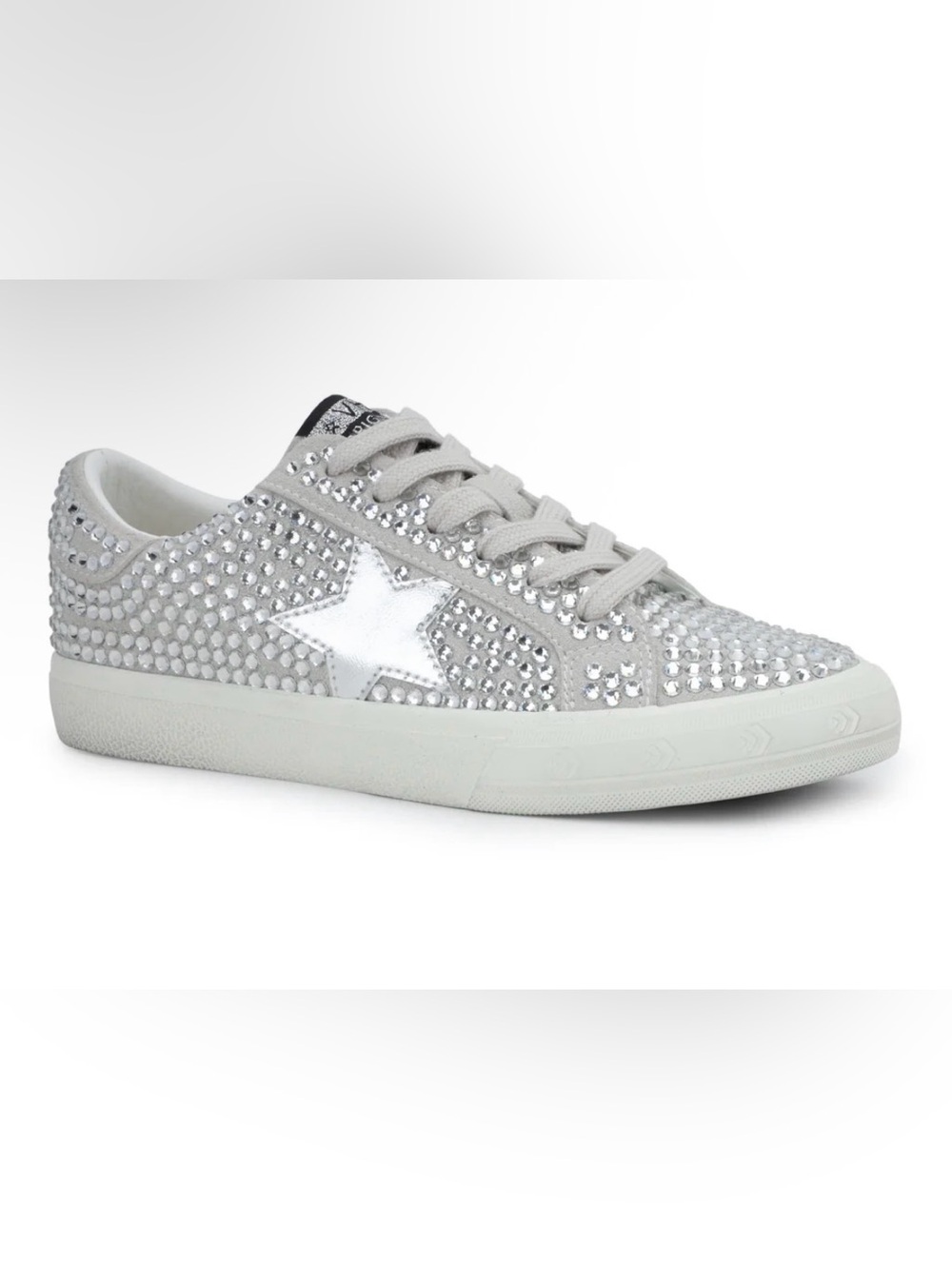 VINTAGE HAVANA Grande - Silver Full Rhinestone Size 6.5 NIB
